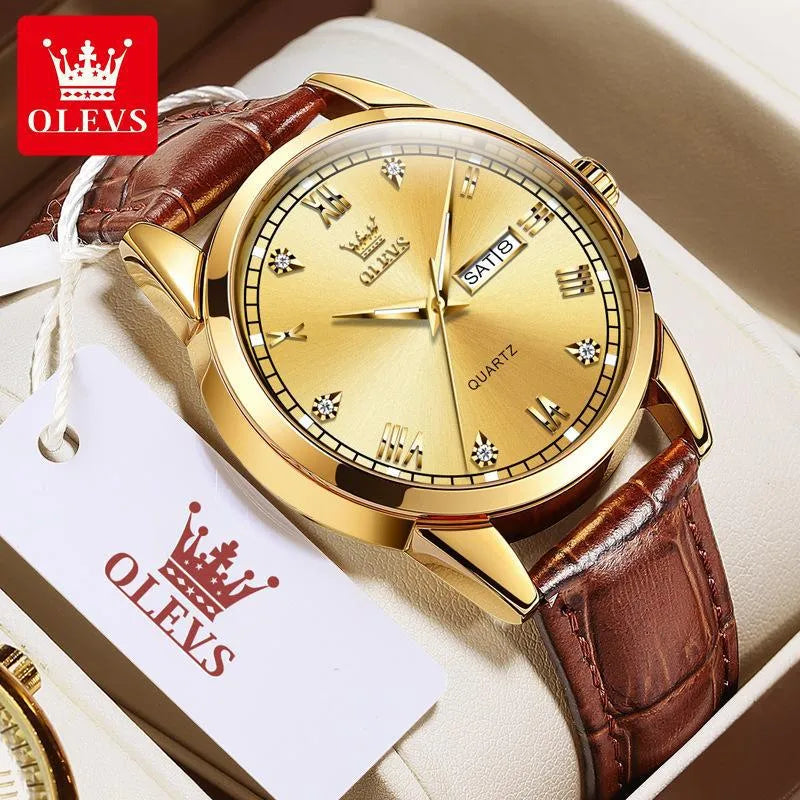 Business Solid Color Buckle Quartz Women's Watches
