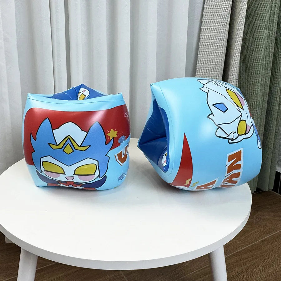 casual simple style cartoon pvc swim ring swimming accessories a pair