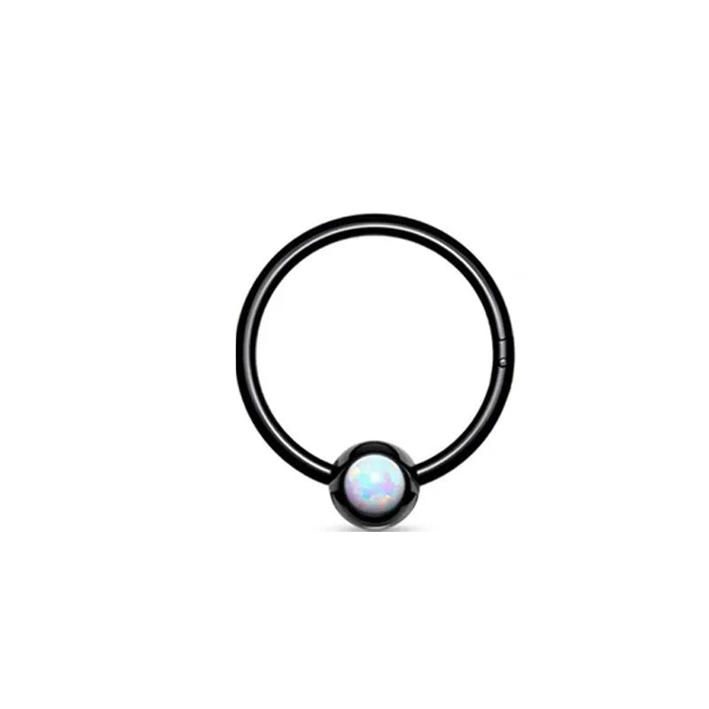 1 Piece Nose Rings & Studs Casual Solid Color Classic Style Geometric Pure Titanium Plating Inlay Zircon White Gold Plated Gold Plated Nose Rings & Studs