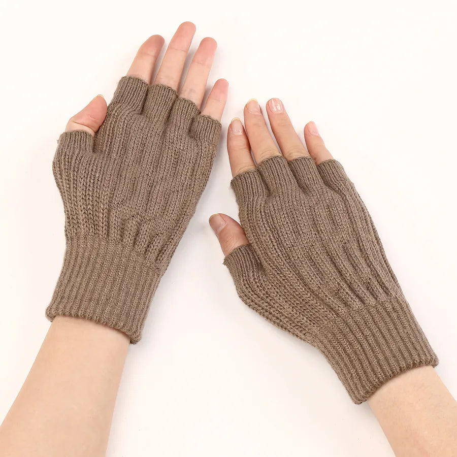 unisex streetwear solid color gloves 1 pair