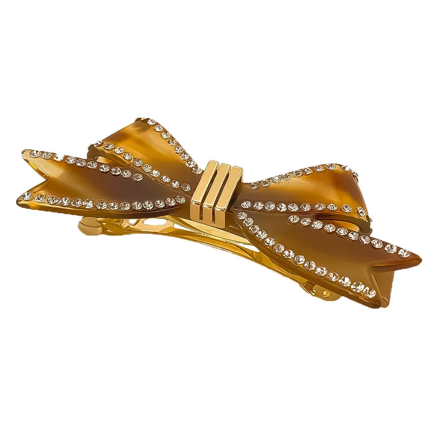 Fashionable Butterfly Knot Hair Clip Acetate Board French Style High-End Feeling Hair Accessories Elegant Retro Artistic