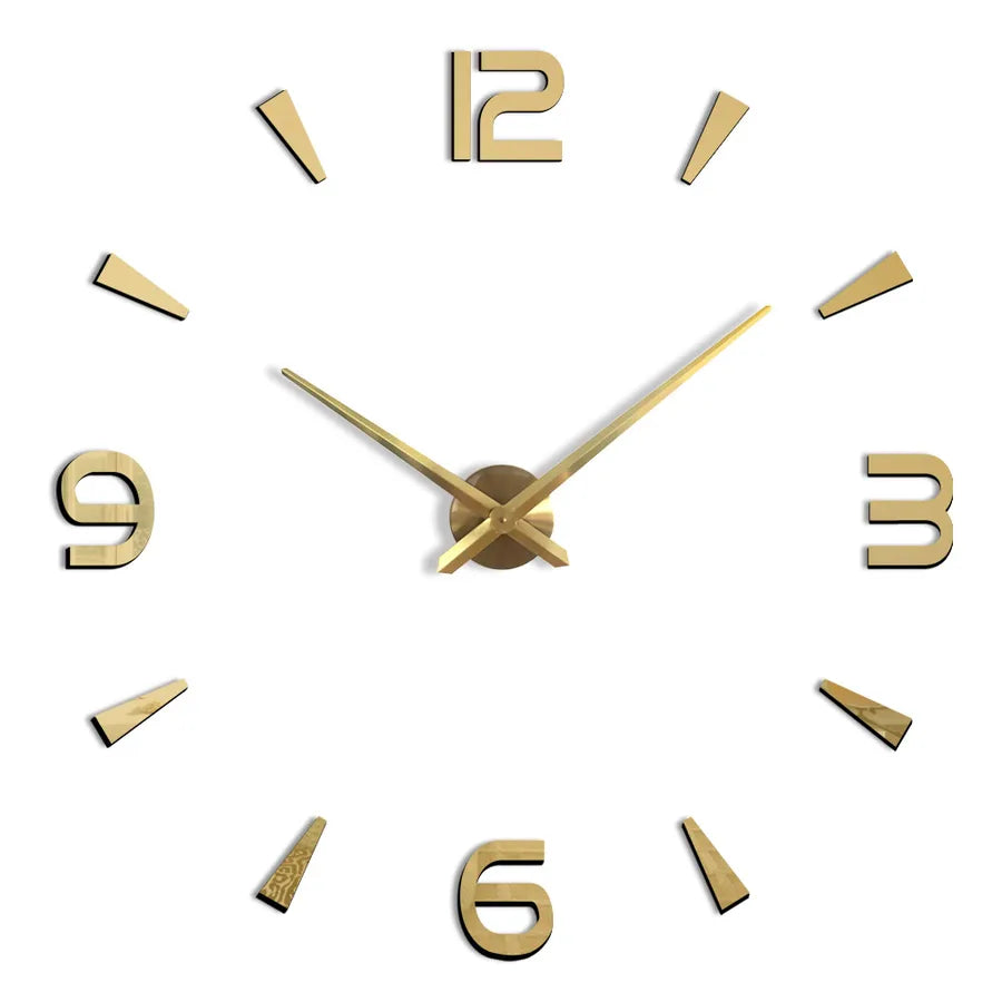 Casual Round Plastic pendant Wall Clock Artificial Decorations