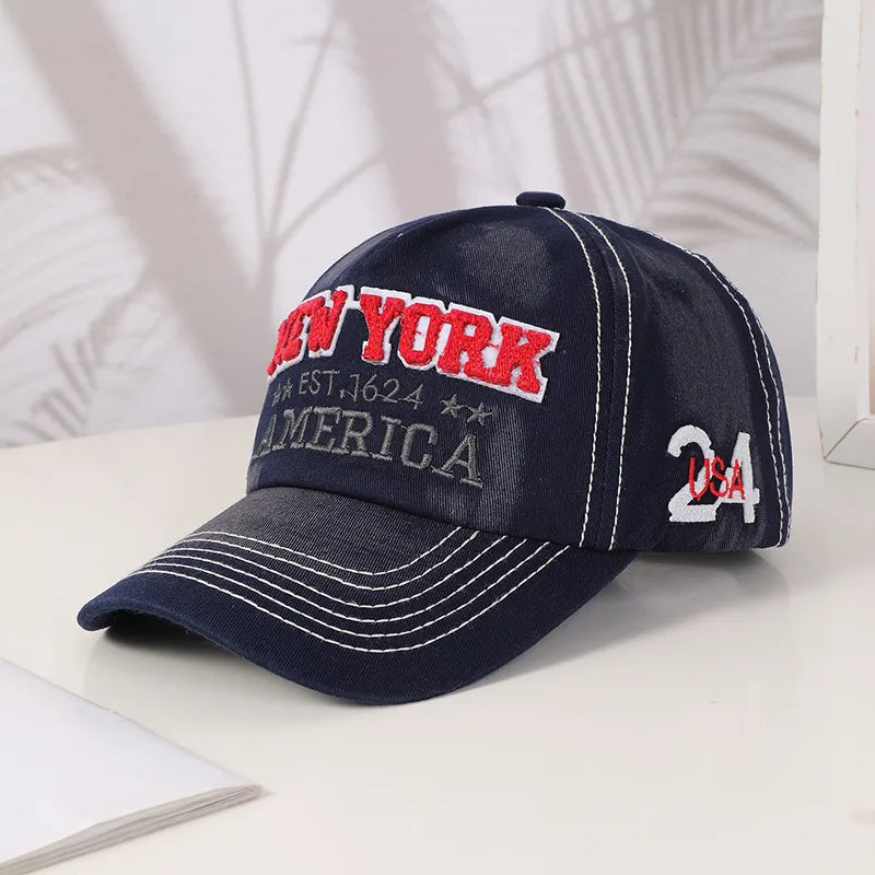 Women's Casual Embroidery Embroidery Letter Embroidery Curved Eaves Baseball Cap