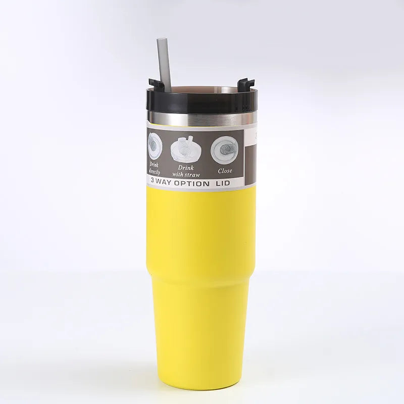 casual solid color stainless steel water bottles 1 piece