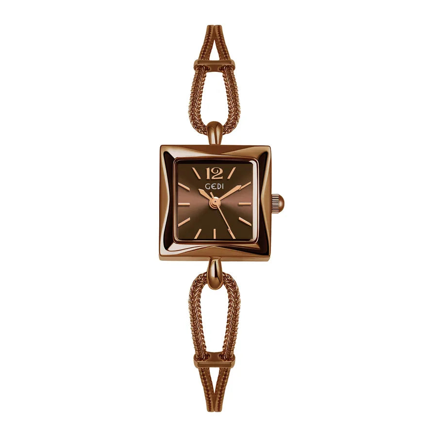 Streetwear Geometric Jewelry Buckle Quartz Women's Watches