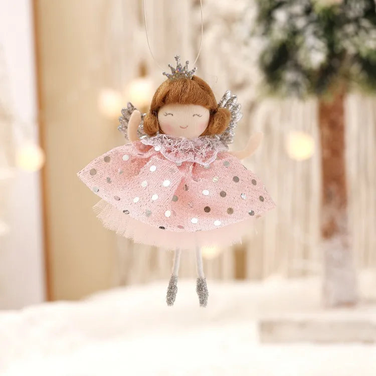 Christmas Princess Cartoon Style Cute Cartoon Character Indoor Family Gathering Festival Hanging Ornaments