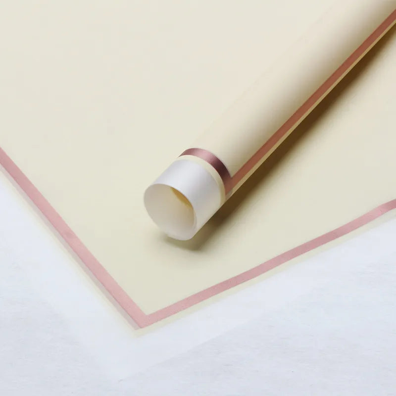 Elegant Romantic Solid Color Korean Plain Paper Daily Date Korean Floral Wrapping Paper Party Supplies Gift Wrapping Supplies 1 Pack of 20 Sheets