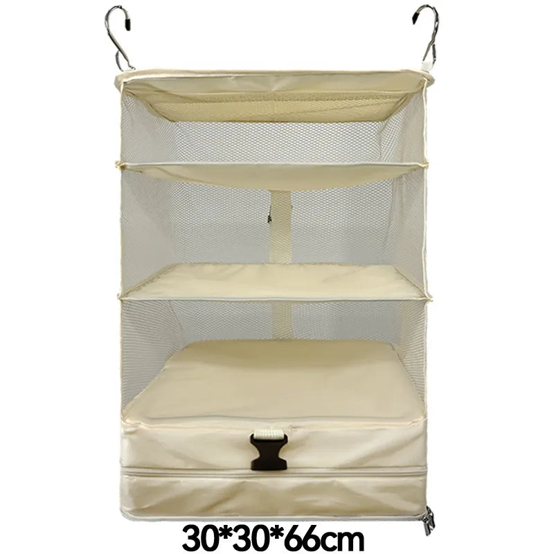 Clothes clothing  sundries storage bag three-layer hanging bag book hanging bag storage bag source manufacturers