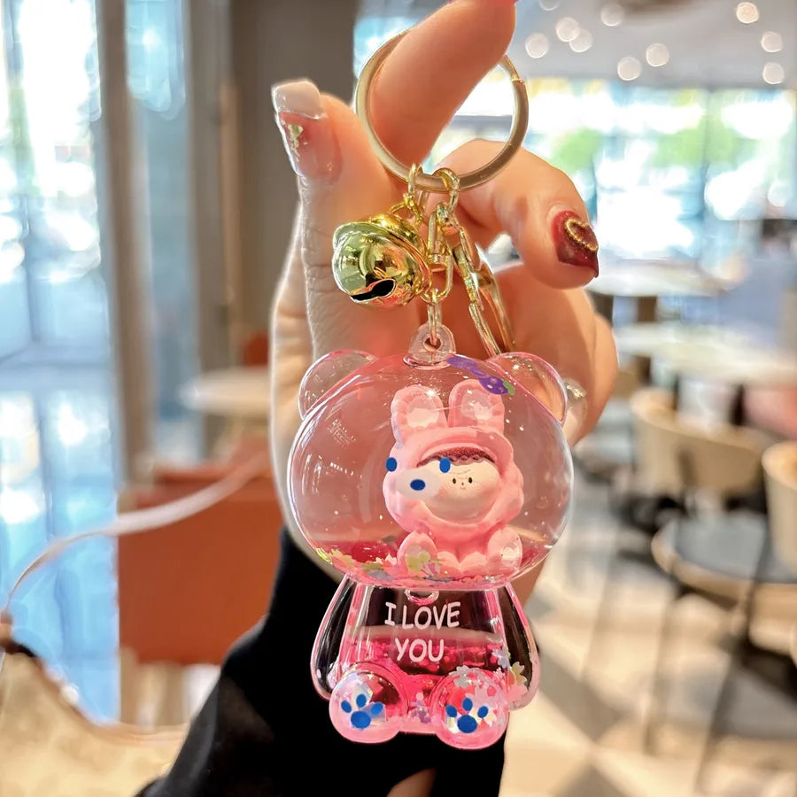 1 Piece Cute Cartoon Character Acrylic Unisex Bag Pendant Keychain
