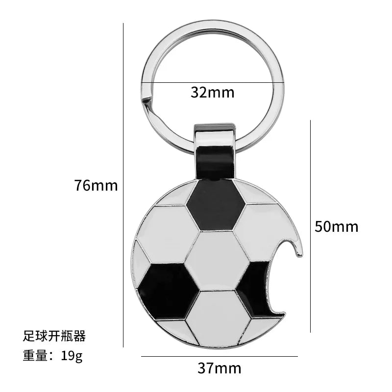 fashion football alloy unisex keychain 1 piece