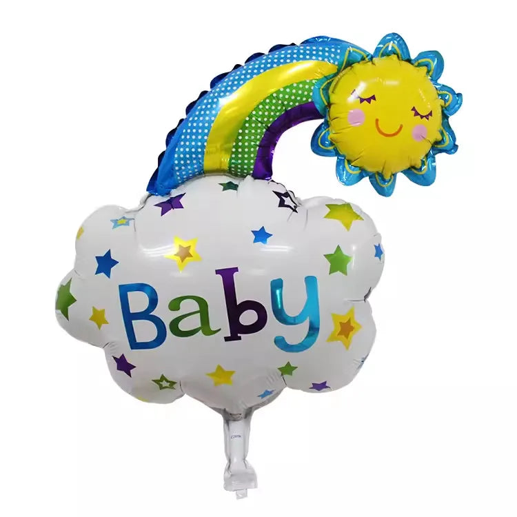 Gender Reveals Party Aluminum Film Ball Gender Male Treasure Female Treasure Bottle Birthday Party Venue Layout Aluminum Film Balloon