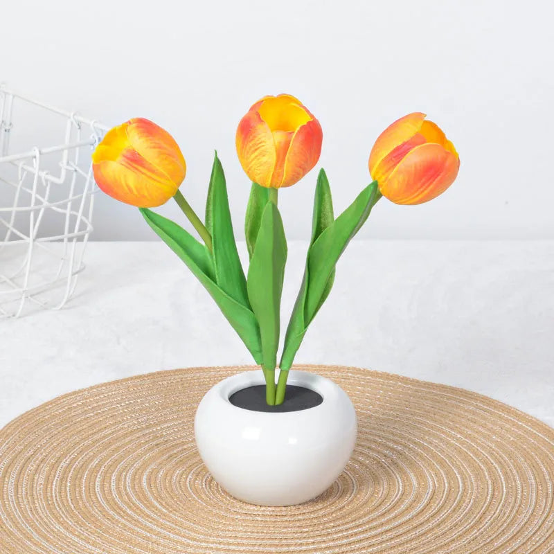 Decorative Table Lamp Glass Shade Wooden Base In Antique White Finish