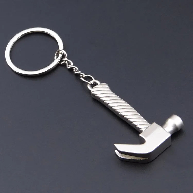 1 Piece Classic Style Axe Hammer Zinc alloy Unisex Bag Pendant Keychain