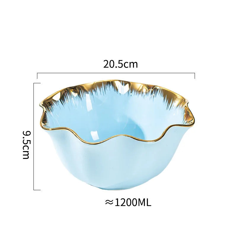 Casual Elegant Glam Solid Color ceramics plate Bowl 1 Piece