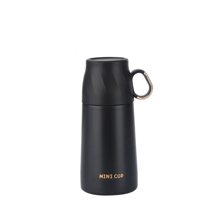 Portable Outdoor 304 Stainless Steel Insulated Sports Water Cup With Lid Tea Brewing Cup Handheld Water Pot Compact Size