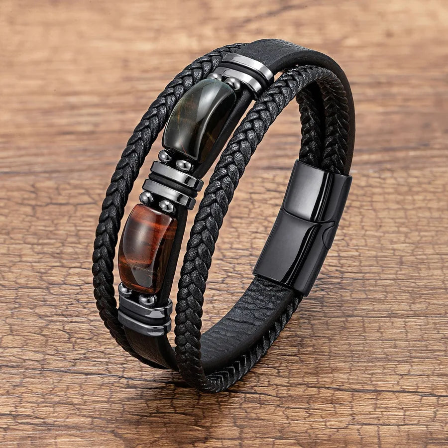 Casual Geometric 316 Stainless Steel  Men'S Bracelets