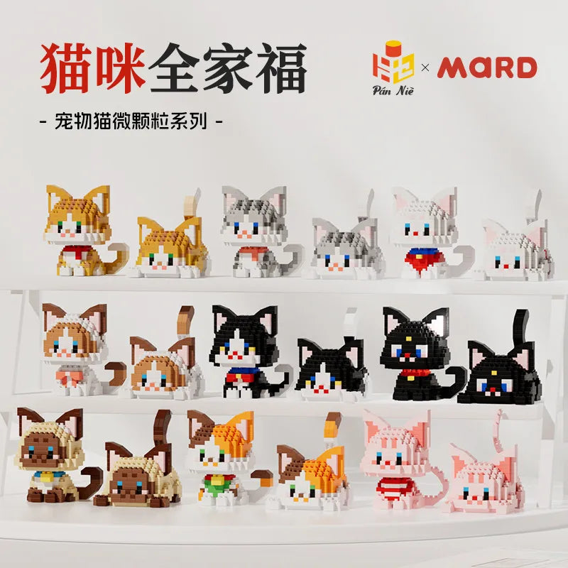 Kids(7-16Years) Children Unisex Cartoon Character Plastic Building Toys Learning & Education Toys