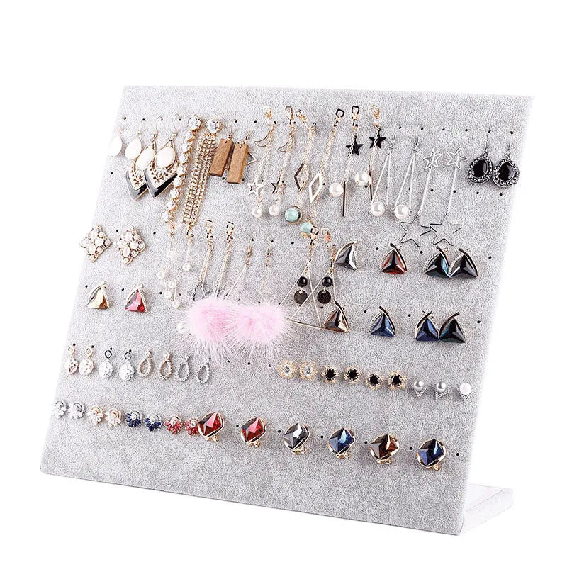 Velvet Jewelry Display Board Pendant Necklace Earring Artistic Style Jewelry Counter Props Storage Fashion Accessories Show