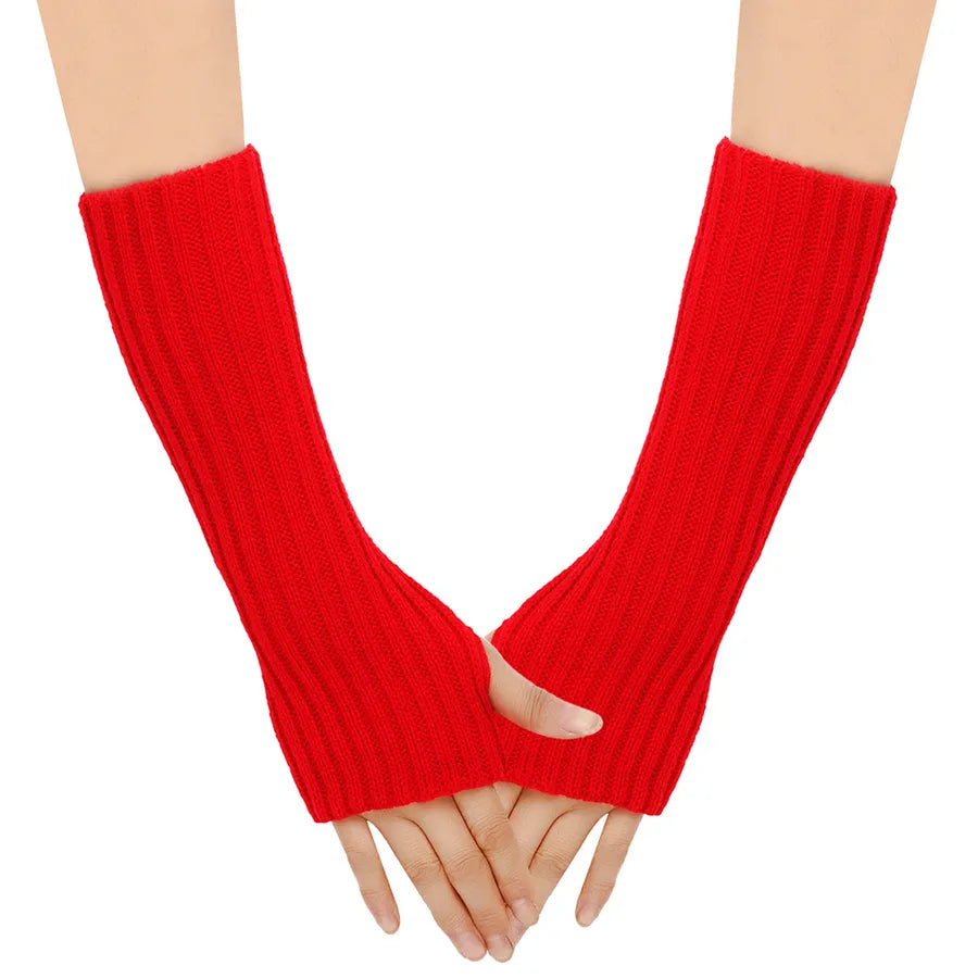 women's modern style solid color gloves 1 pair