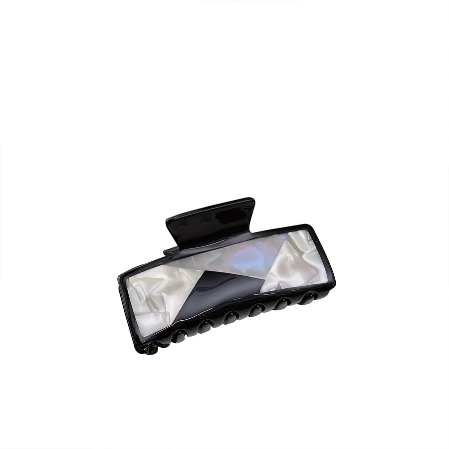 Large Square Hair Clip Women's Stylish Acetate Hair Accessories Shark Tail Clip Versatile Hair Decorations For Various Hairstyles