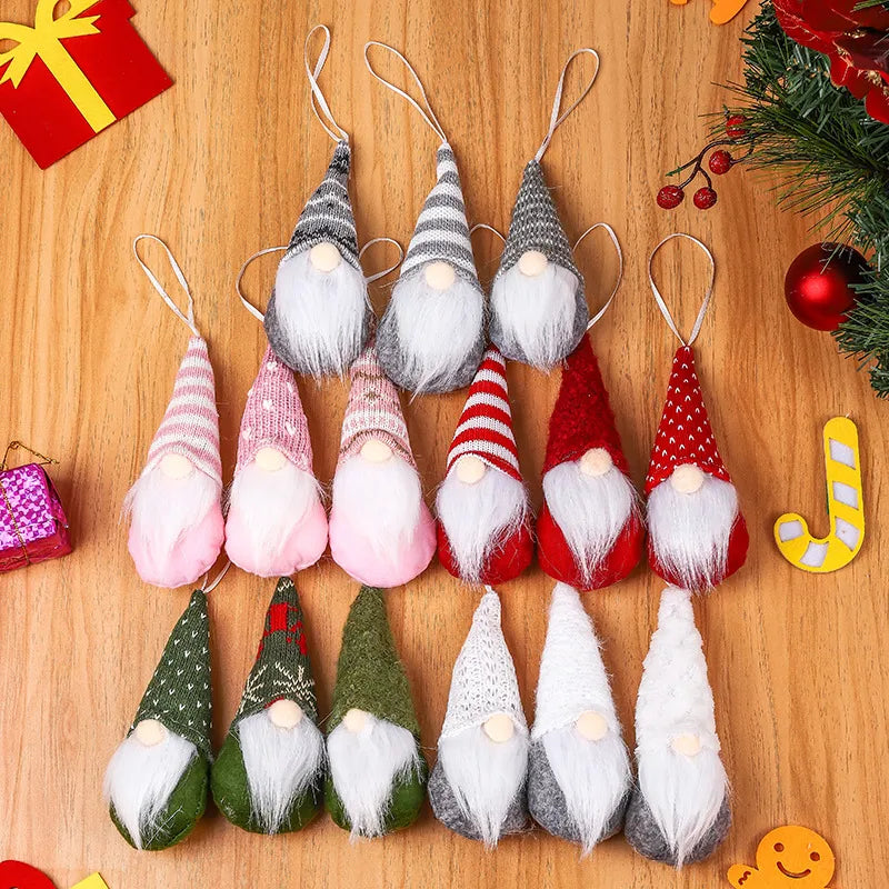 Christmas Cartoon Style Simple Style Classic Style Color Block Holiday Festival Hanging Ornaments