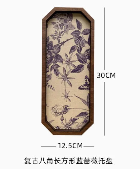Retro Walnut Jewelry Display Stand Chinese Style Bracelet Earring Holder Ring Tray For Photography Accessories Showcase