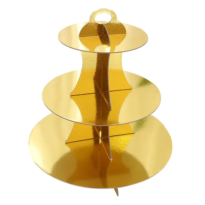 Birthday Basic Modern Style Classic Style Geometric Paper Party Festival Cake stand