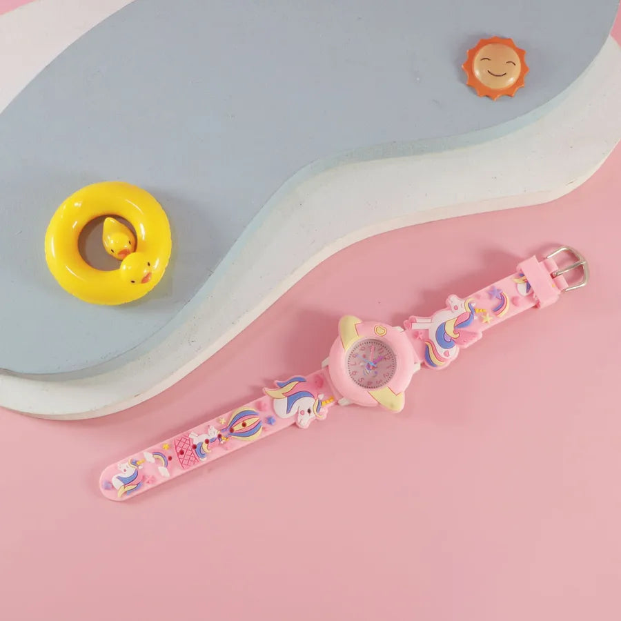 Manufacturers supply new creative children's watches kindergarten primary school students cartoon veneer watches cartoon watch wholesale