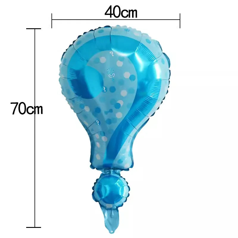 Gender Reveals Party Aluminum Film Ball Gender Male Treasure Female Treasure Bottle Birthday Party Venue Layout Aluminum Film Balloon