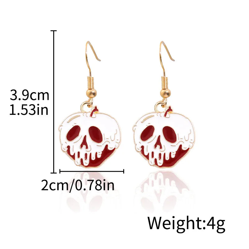 Halloween Ghost Devil Death Zombie Horror Pumpkin Skull Ear Cuff Alloy Geometric Pattern Unisex Original Design Jewelry Earring