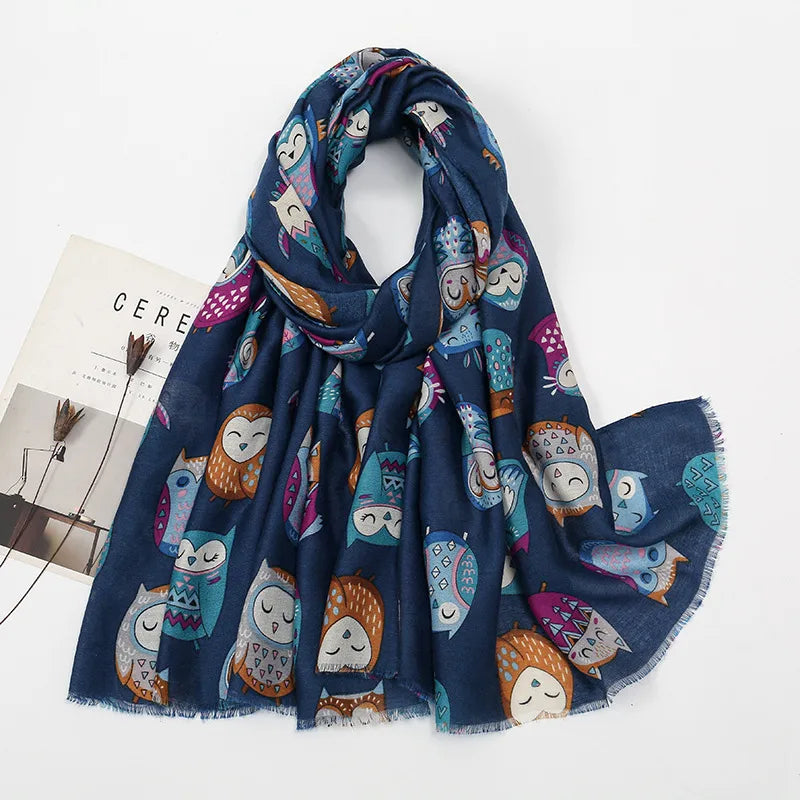 Women's Vacation Simple Style Animal Polyester Scarf