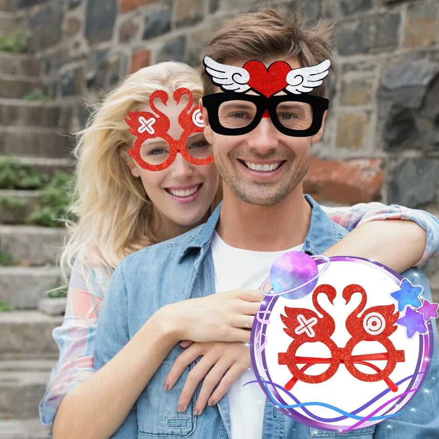 valentine's day geometric cloth party costume props