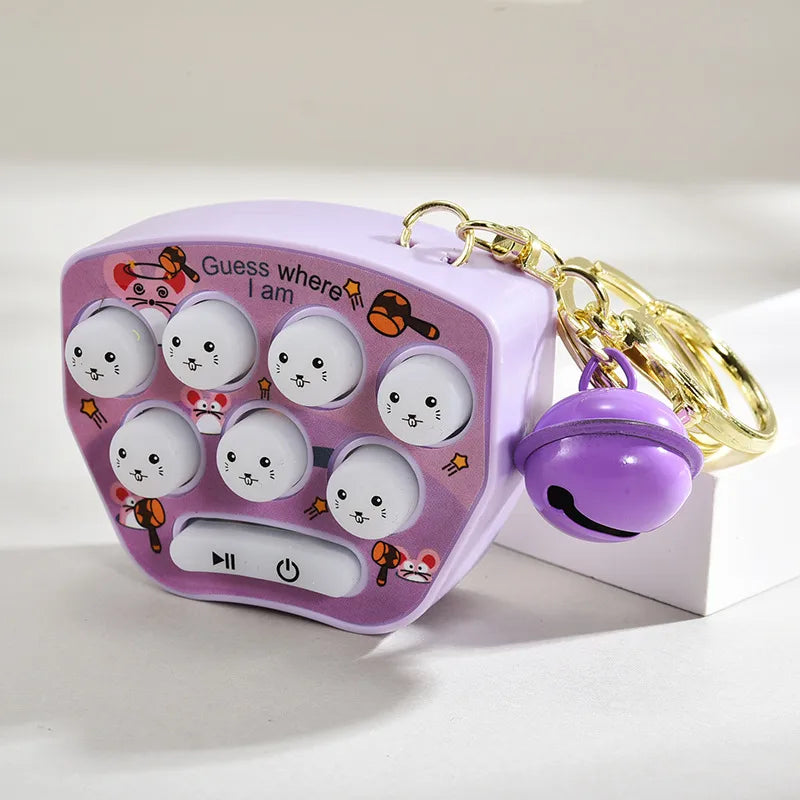 Cartoon Style Letter Plastic Unisex Keychain