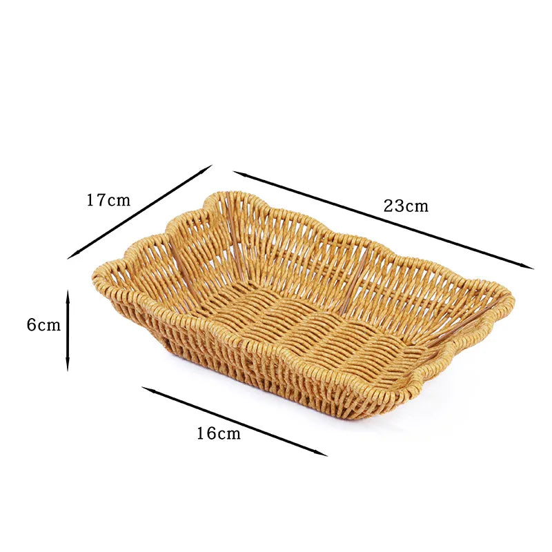 Simple Style Solid Color Storage Basket
