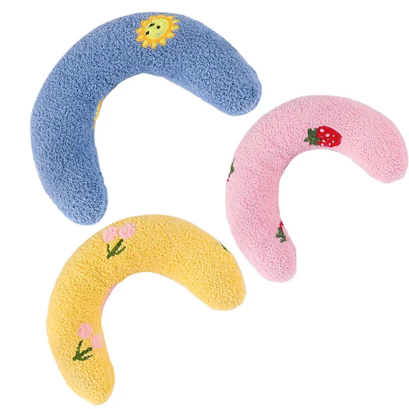 All-season Small Dog Pillow Toy Cat U-shaped Neck Protecting Pet Toy Comfortable For Cats Dogs Durable Material