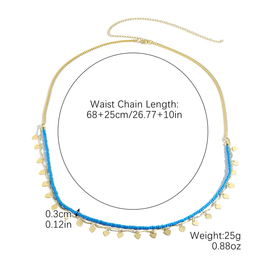 24  Hot Body Chain  Fashion Jewelry Love Waist Chain Sexy High-end Bikini Clothing Accessories