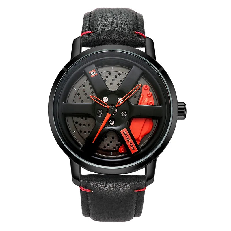 Sports Color Block Buckle Quartz Men's Watches
