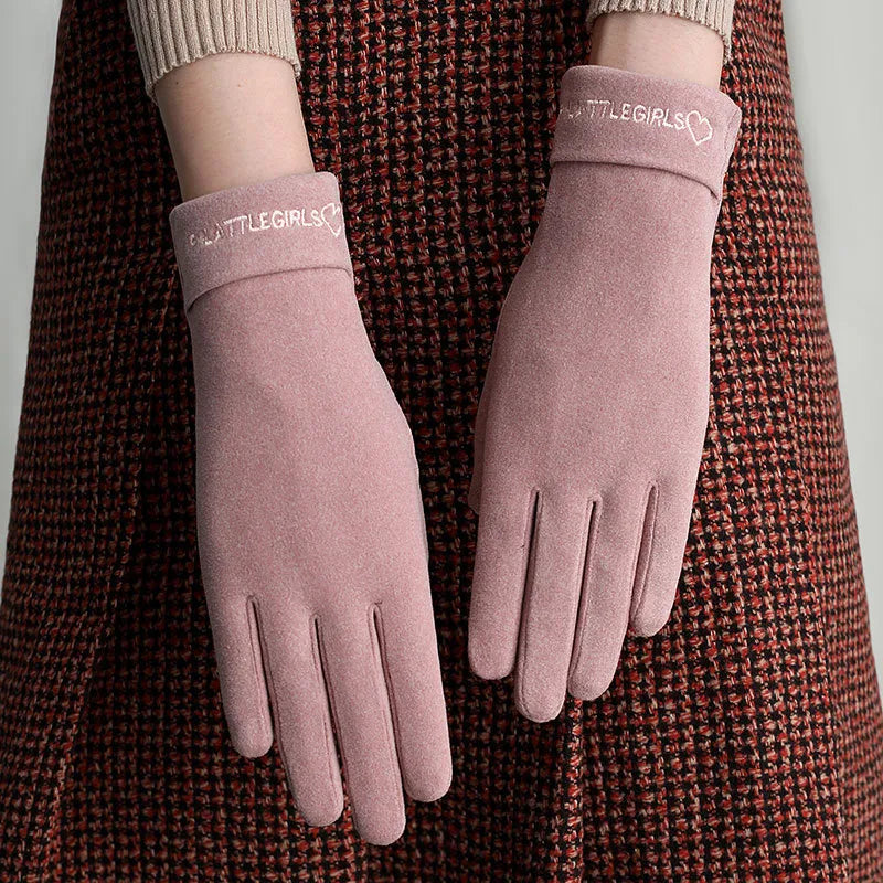 Women's Basic Simple Style Solid Color Gloves