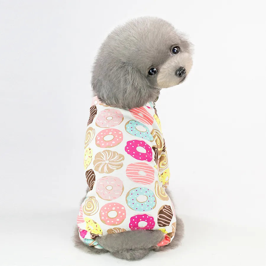 Pet Dog Clothes - Winter Warm Fleece Dog Coat Harness Hole For Easy Walking Leash Attachment