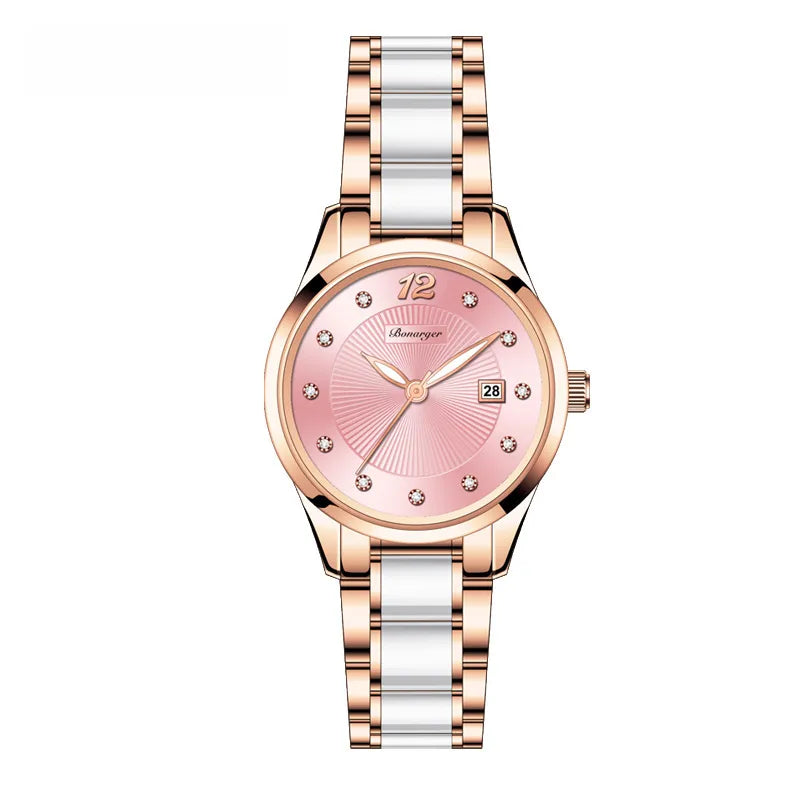 Waterproof women's watch women's niche high-grade high-looking  style high-end genuine goods ceramic women's watch for girlfriend