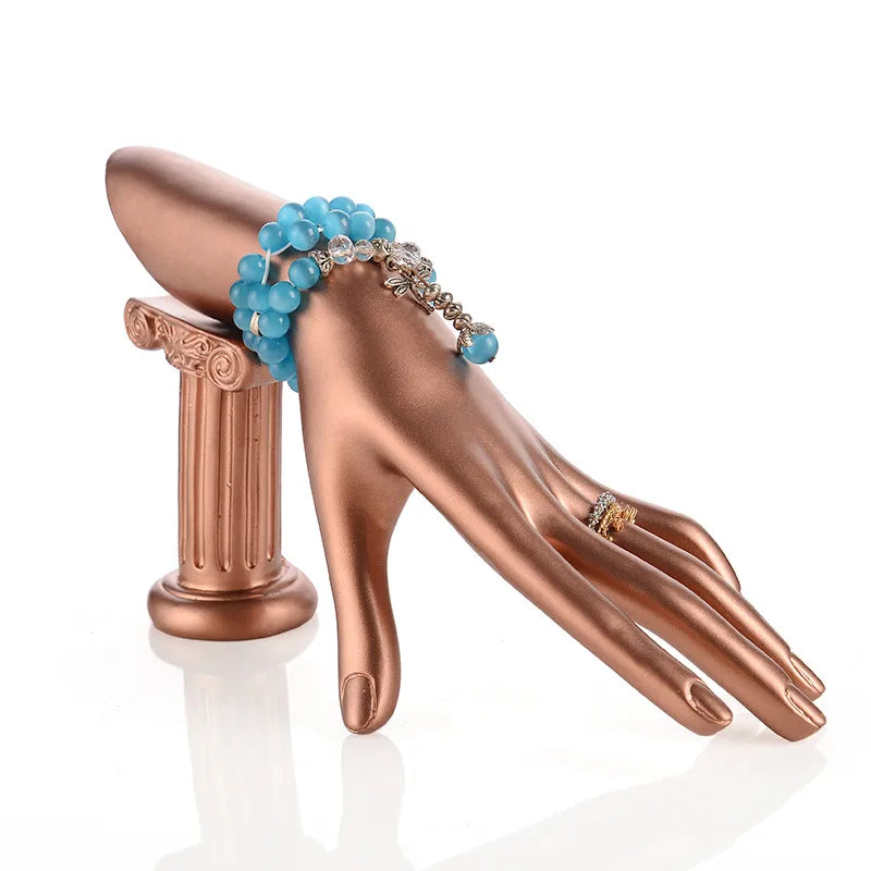 Modern Style Artistic Solid Color Resin Jewelry Display Bust