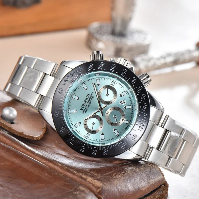 Casual Color Block Solid Color Single Folding Buckle Quartz Women's Watches