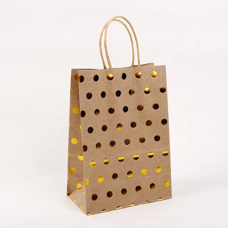 simple style polka dots kraft paper daily gift wrapping supplies