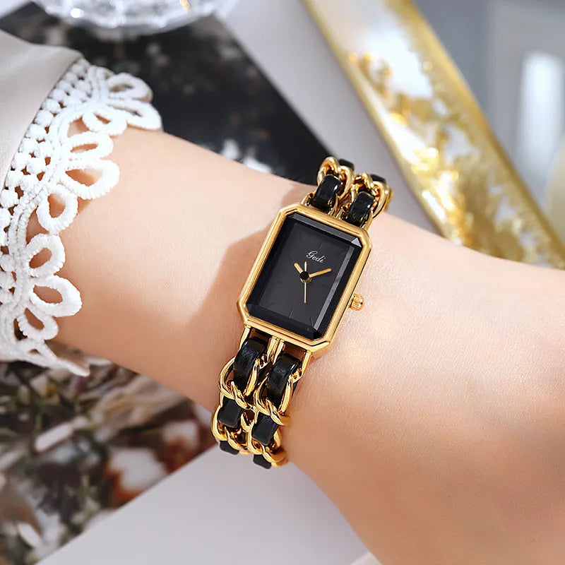 Casual Color Block Jewelry Buckle Quartz Women's Watches