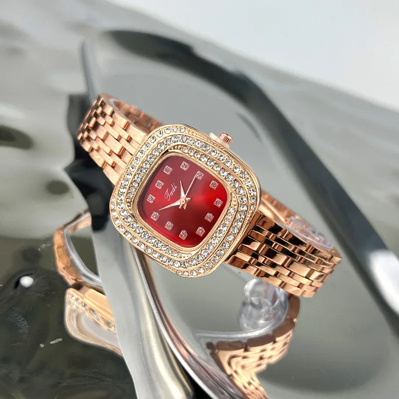 Simple Style Geometric Butterfly Double Snap Quartz Women's Watches