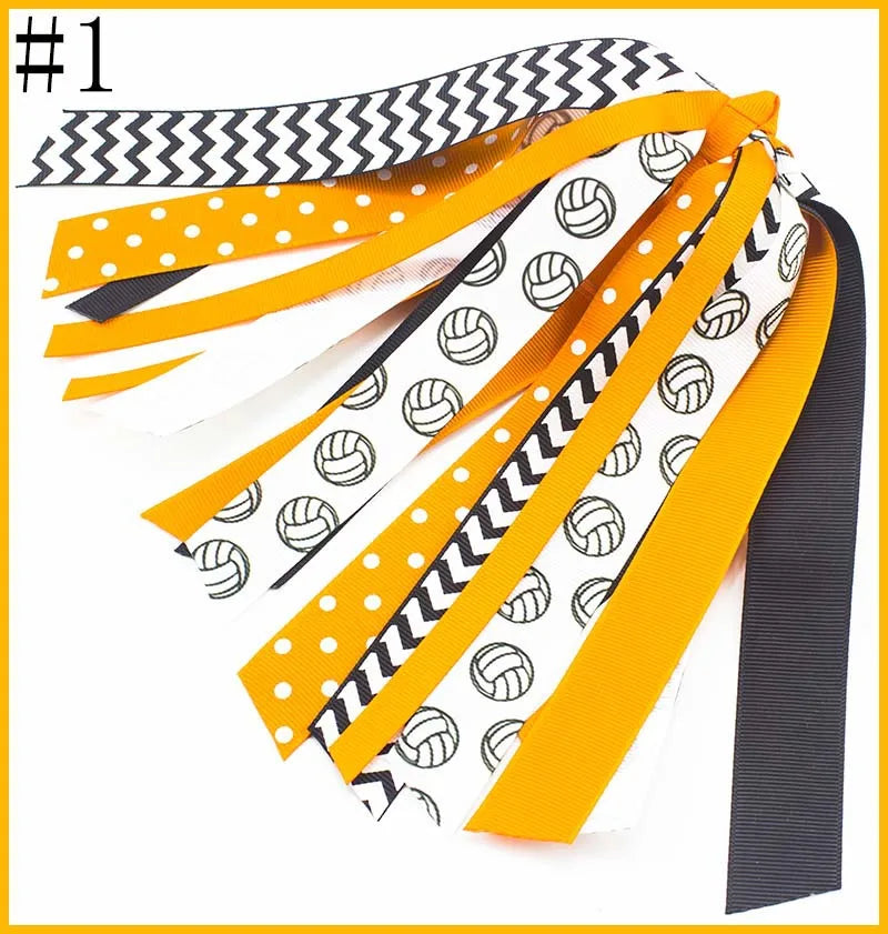 Sports Hair Accessories Football Volleyball Baseball Series Hair Rope Children Girls Cheer Strap