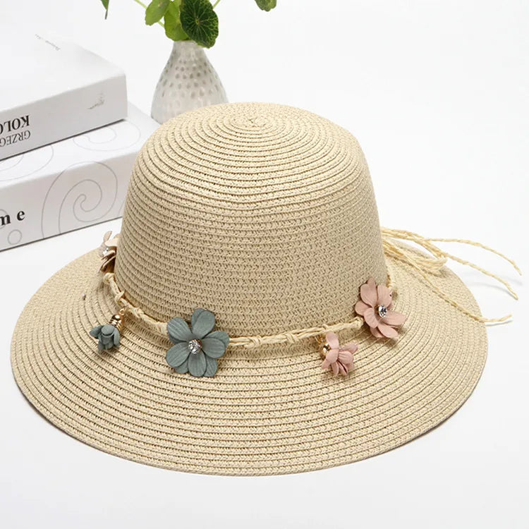 Women's Simple Style Bow Knot Bowknot Flat Eaves Bucket Hat