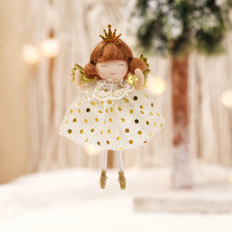 Christmas Princess Cartoon Style Cute Cartoon Character Indoor Family Gathering Festival Hanging Ornaments