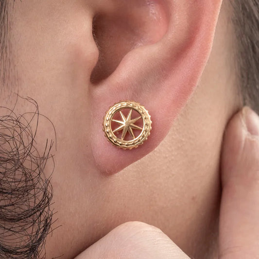 1 Piece Simple Style Star Antelope Flower 316 Stainless Steel  Ear Studs