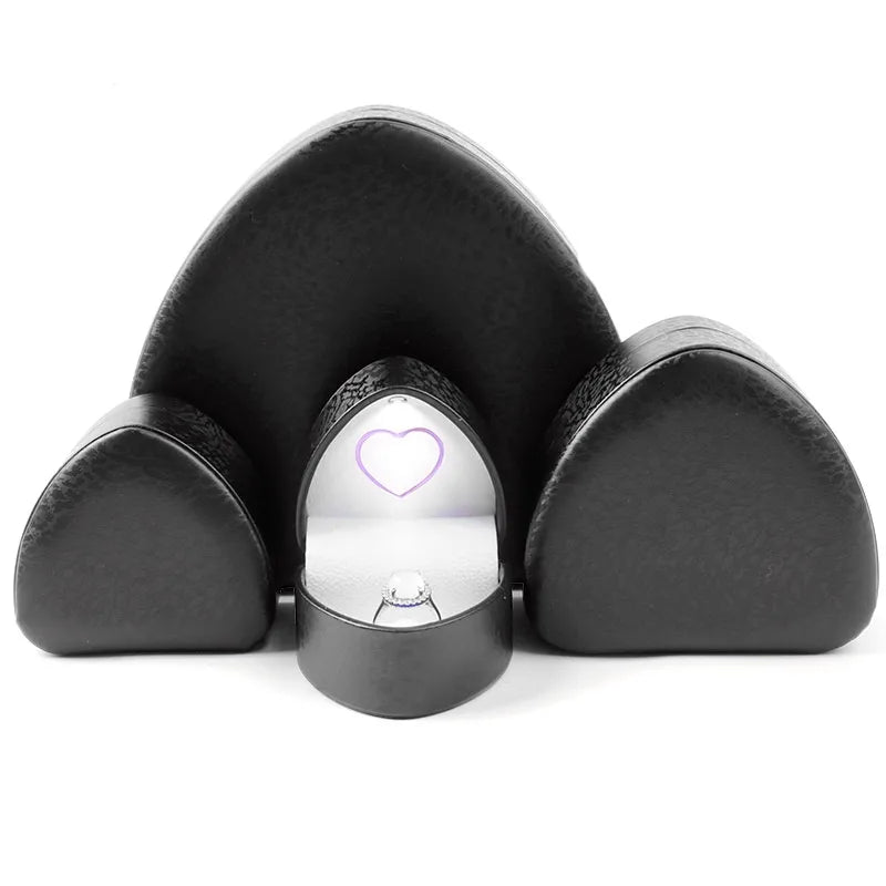 1 Piece Pu Leather Casual Elegant Lady Holiday Banquet Selfie Heart Shape Casual Elegant Lady